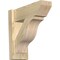 Ekena Millwork Funston Slat Rough Sawn Outlooker, Douglas Fir, 6"W x 16"D x 16"H OUT06X16X16FST06RDF - alternate 1